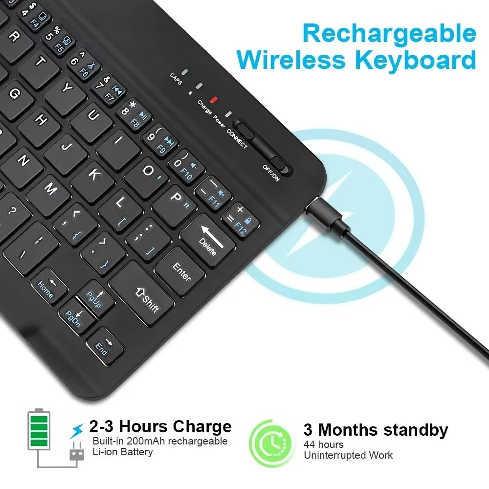 Tablet Accessories Kit - 7/10 인치 블루투스 무선 영어 키보드