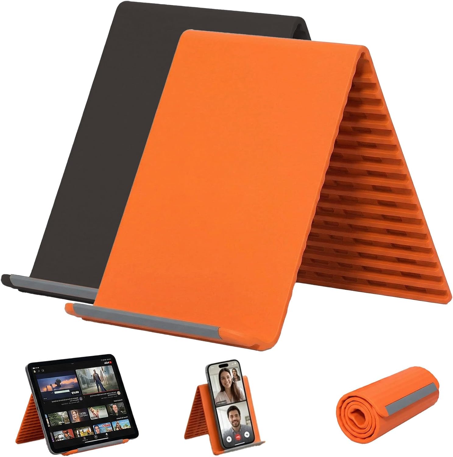 Tablet Phone Accessories - 휴대용 실리콘 휴대폰 홀더, 자유롭게 구부려