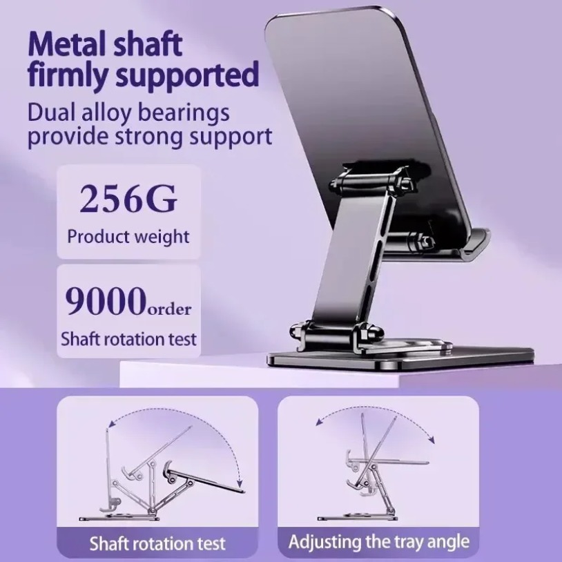 유니버설 메탈 360 °   회전식 휴대폰 태블릿 스탠 - Tablet Phone Accessories 리뷰 및 가격