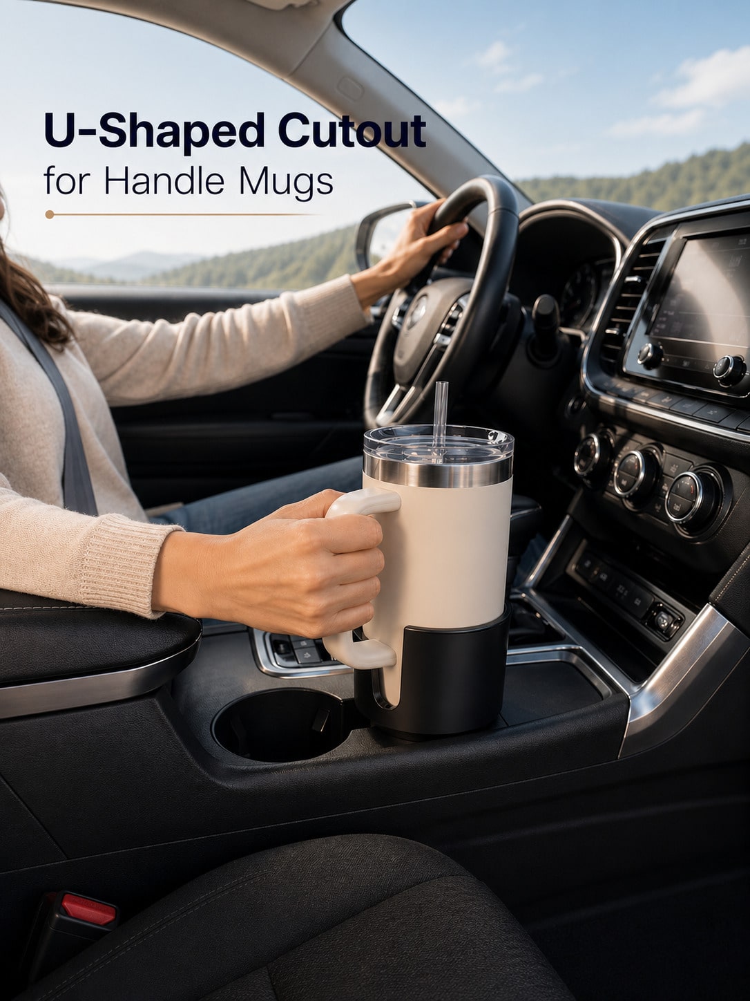 32-40온스 텀블러, 핸들 머그컵, 물병 홀더용 차량 - Tablet Accessories For Car 리뷰 및 가격