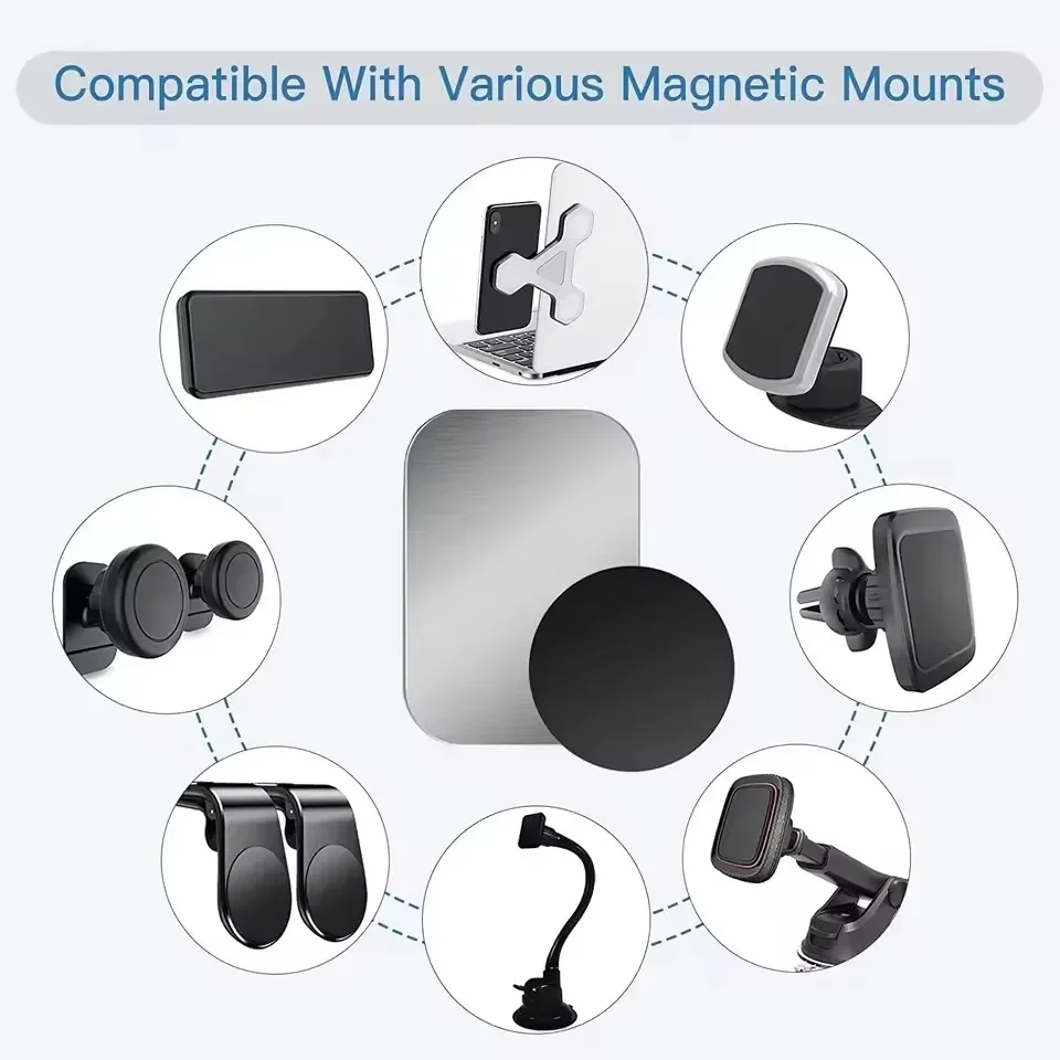 5/10pcs 자기 금속 플레이트 디스크 자동차 전화  - Tablet Phone Accessories 리뷰 및 가격