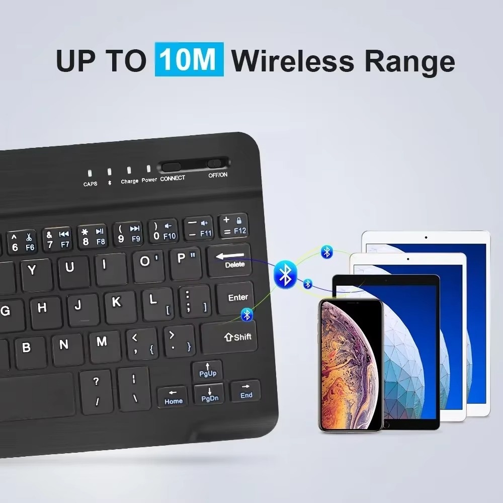 7/10 인치 블루투스 무선 영어 키보드 최대 10M  - Tablet Accessories Kit 리뷰 및 가격