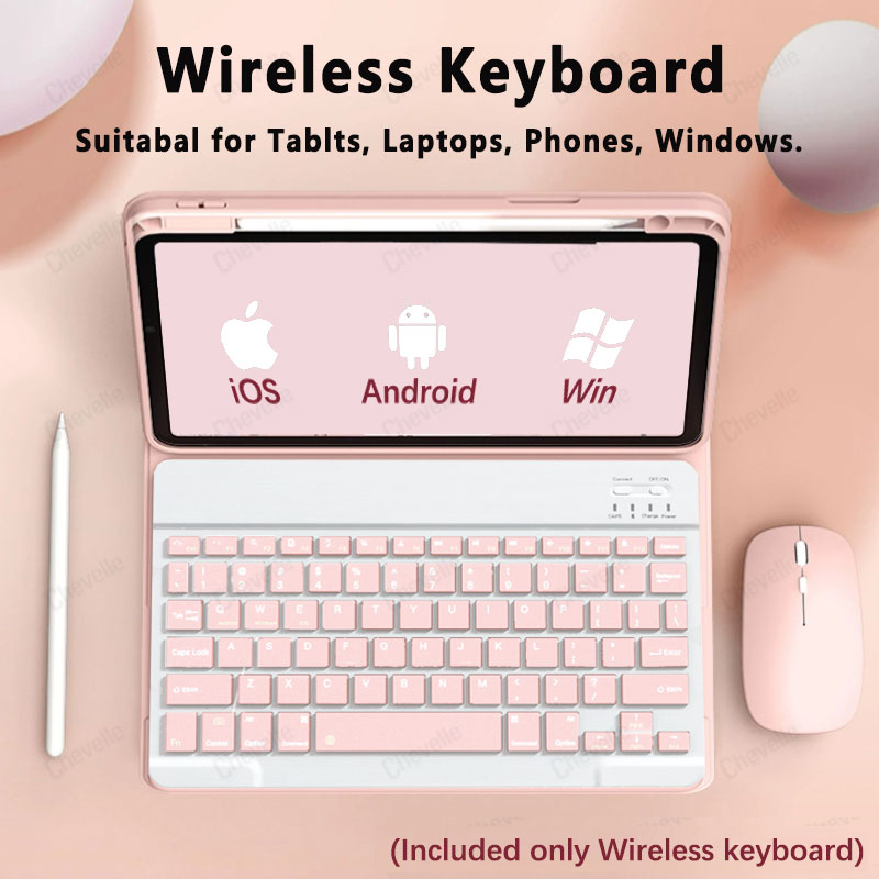 안드로이드 iOS 태블릿 용 무선 블루투스 호환 키보드 - Tablet Accessories Kit 리뷰 및 가격