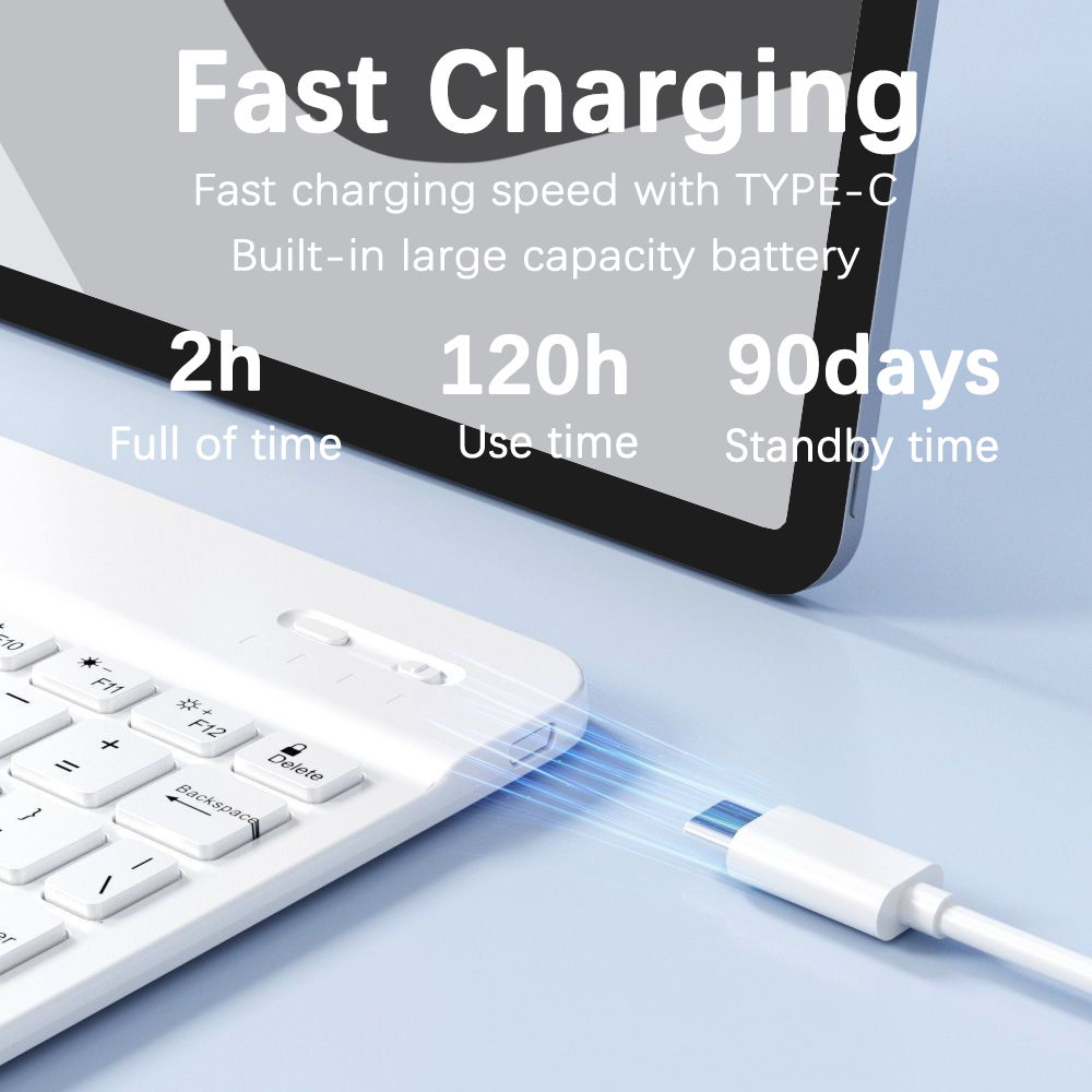 안드로이드 iOS 태블릿 용 무선 블루투스 호환 키보드 - Tablet Accessories Kit 리뷰 및 가격
