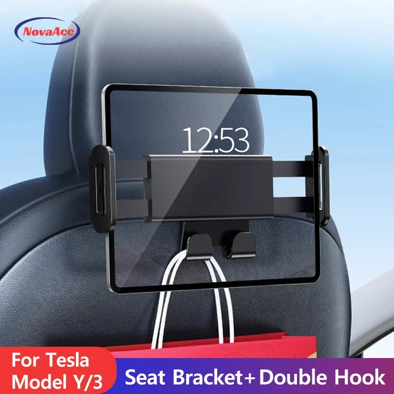 테슬라 모델 3 Y용 차량 헤드레스트 마운트 홀더, 4 - Tablet Accessories For Car 리뷰 및 가격