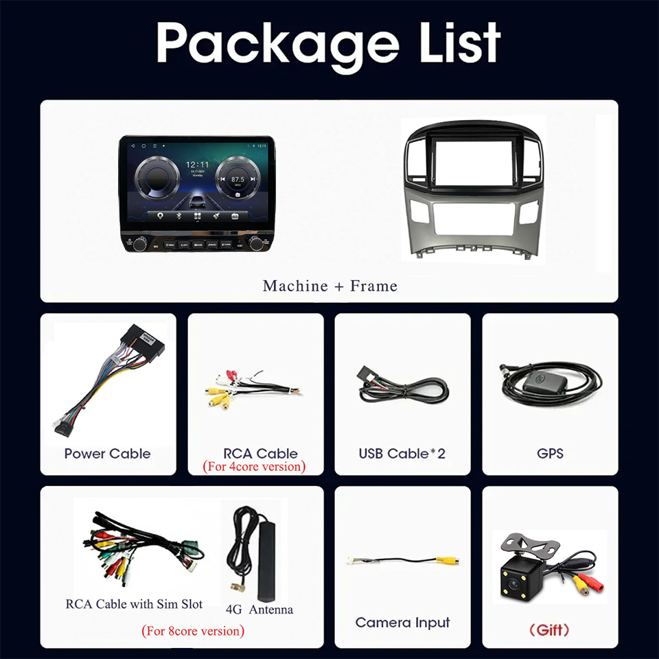 현대 H1 스타렉스 2015-2018용 2Din 안드로 - Tablet Danish Mobile & Accessories Faisalabad 리뷰 및 가격