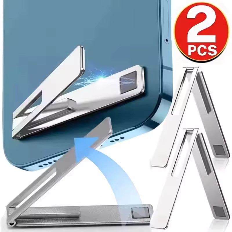 보이지 않는 초박형 자석 휴대폰 거치대 금속 합금 접이 - Tablet Phone Accessories 리뷰 및 가격