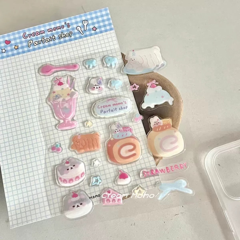 귀여운 만화 스위티 고양이 젤리 릴리프 스티커 소녀풍  - Boox Tablet Accessories 리뷰 및 가격