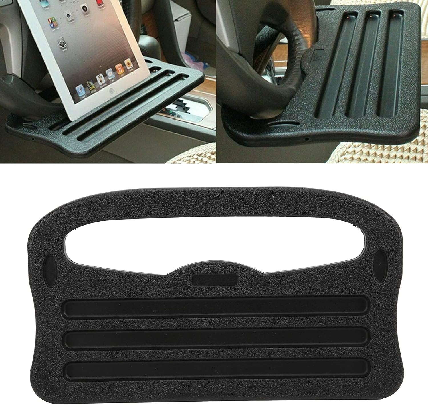 2in1 자동차 스티어링 휠 트레이 자동차 내부 수납  - Tablet Accessories For Car 리뷰 및 가격