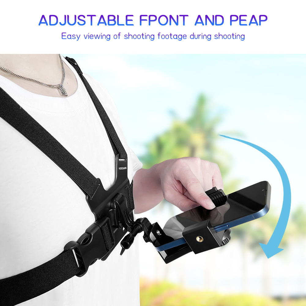 가슴 마운트 폰 스트랩 홀더 조절 가능한 탄성 가슴 폰 - Tablet Stand Adjustable 리뷰 및 가격
