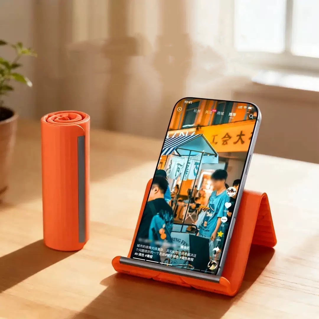 휴대용 실리콘 폰/태블릿/노트북 거치대, 창의적인 접이 - Tablet Phone Accessories 리뷰 및 가격